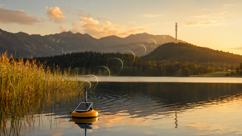 Wenn kein Funknetz am Weiher steht: NB-IoT als Alternative zu LoRaWAN